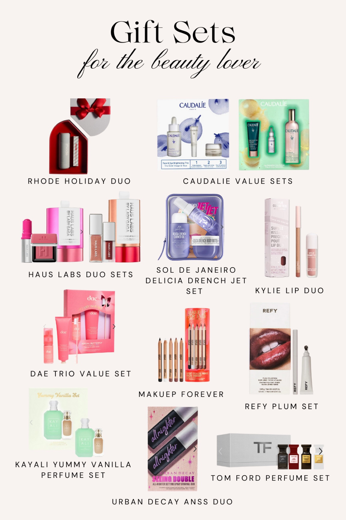 The best beauty value sets in my opinion. The best bang for your buck, and products actually worth it  

#LTKHoliday #LTKBeauty #LTKGiftGuide