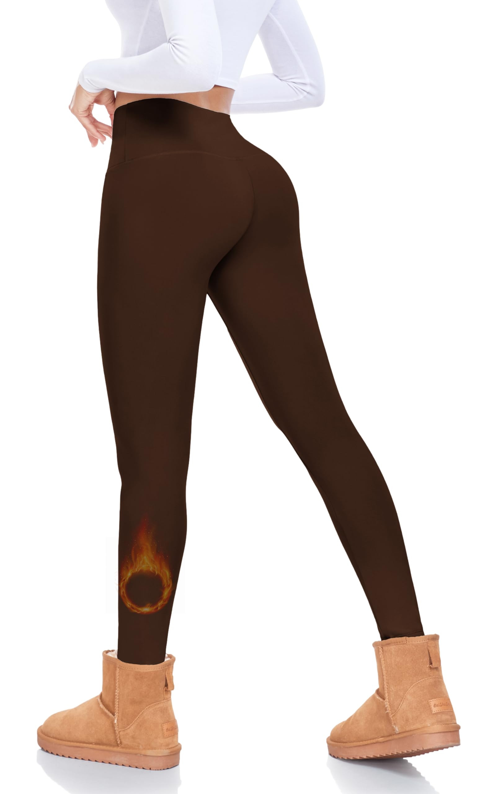 FULLSOFT Fleece Lined Leggings Women High Waisted Tummy Control Workout Winter Thermal Warm Soft ... | Amazon (US)