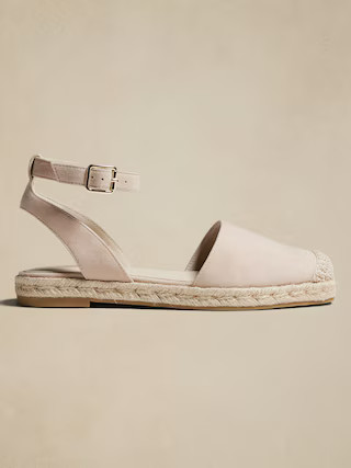 Flat Closed-Toe Espadrille | Banana Republic Factory