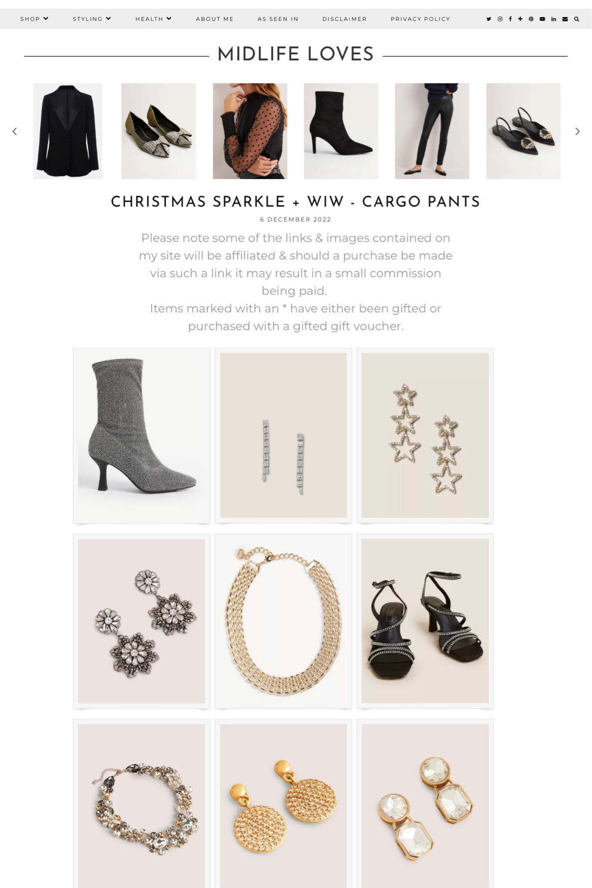 The perfect accessories to add a little sparkle to your festive outfit http://ow.ly/W7Xe50LXfyJ #christmas #sparkle #partywear #partydress #accessories #whattowear #howtowear #fashion #style #mymidlifefashion #midlife #over40 #styleover40 #timelessfashion #effortlessstyle #keepitsimple 

#LTKSeasonal #LTKHoliday #LTKstyletip