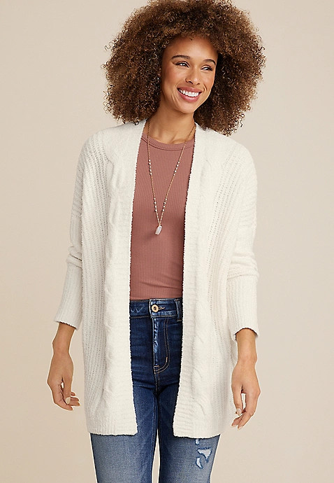 Teddy Sherpa Cardigan | Maurices