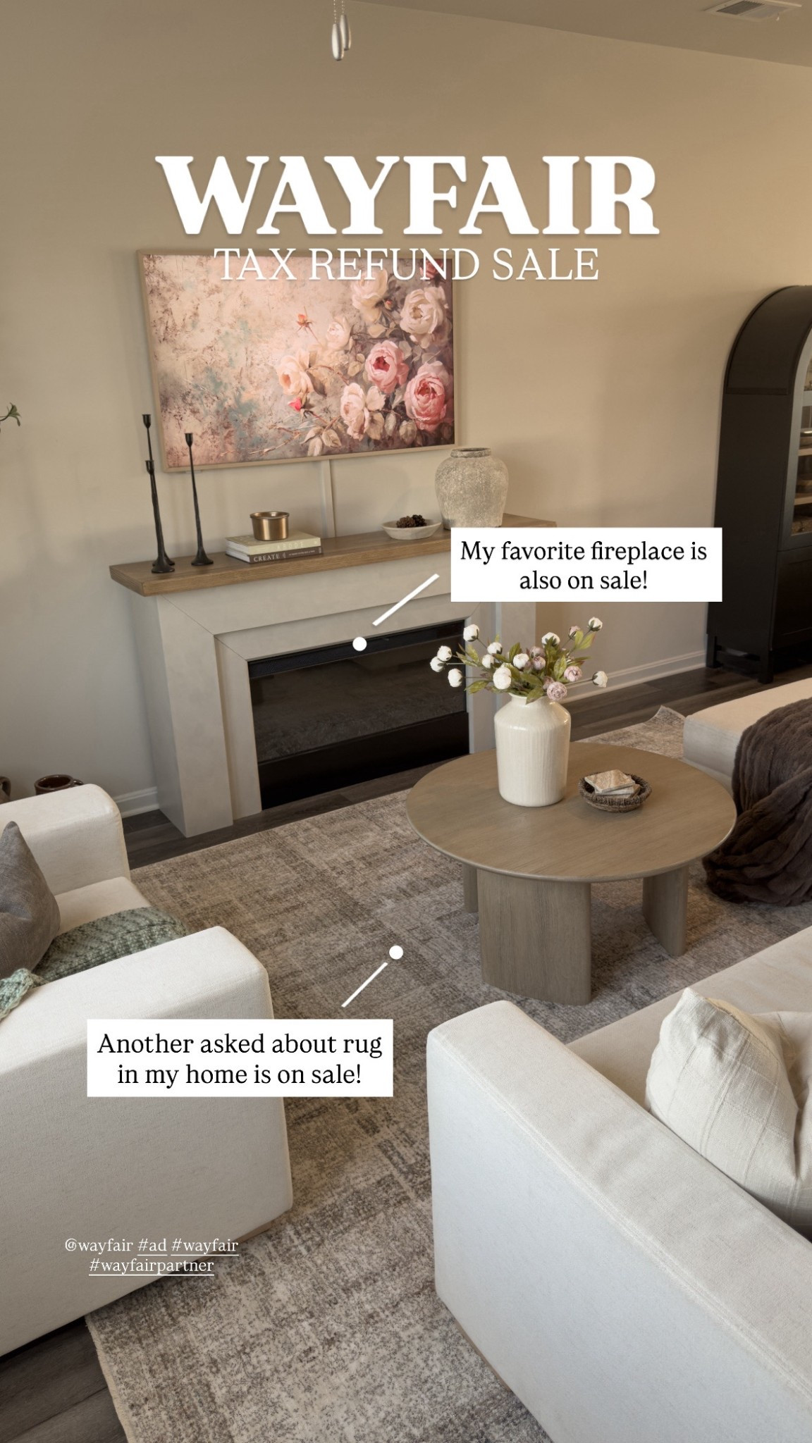 2 of my living room favorites are on sale! This electric fireplace is definitely one of my favorite purchases 👏🏼 And this rug is perfect for homes with kids and pets, it’s super soft and easy to clean! Get up to 70% off during Wayfair’s Tax Refund Sale, plus free and easy delivery on orders of $35!
@wayfair #ad #wayfair #wayfairpartner #livingroomrug #neutralrug #loloirug #fireplace #livingroomstyling



#LTKSaleAlert #LTKSeasonal #LTKHome