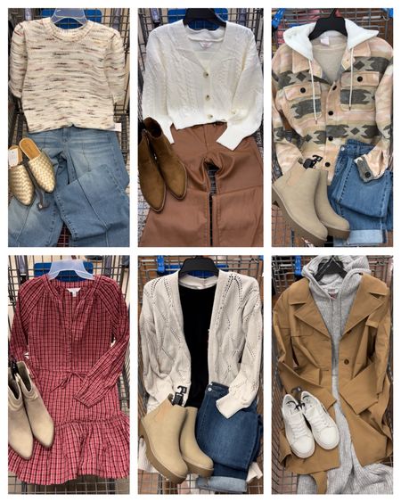 Rounding up six of the latest cart outfits! The time and tru pieces fit true to size; for no boundaries, size up one or two sizes. #walmartfashion #falloutfit 

#LTKstyletip #LTKfindsunder50