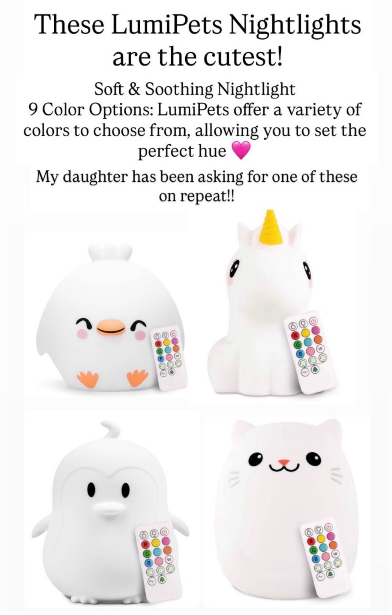 LumiPets Nightlights are so popular for kids