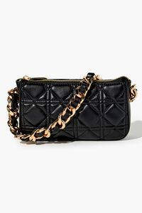 Quilted Baguette Shoulder Bag | Forever 21 (US)