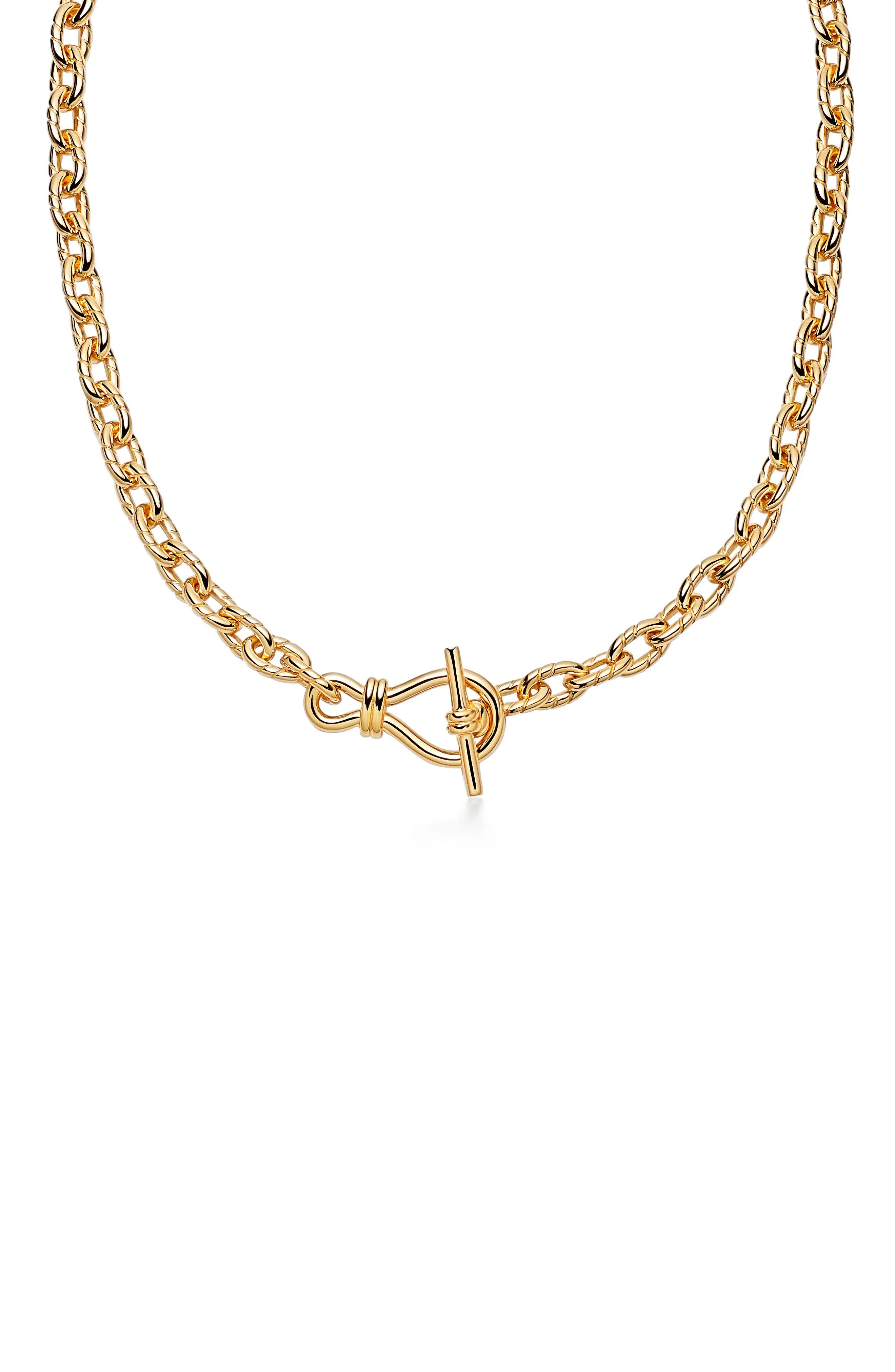 Women's Missoma T-Bar Toggle Chain Necklace | Nordstrom