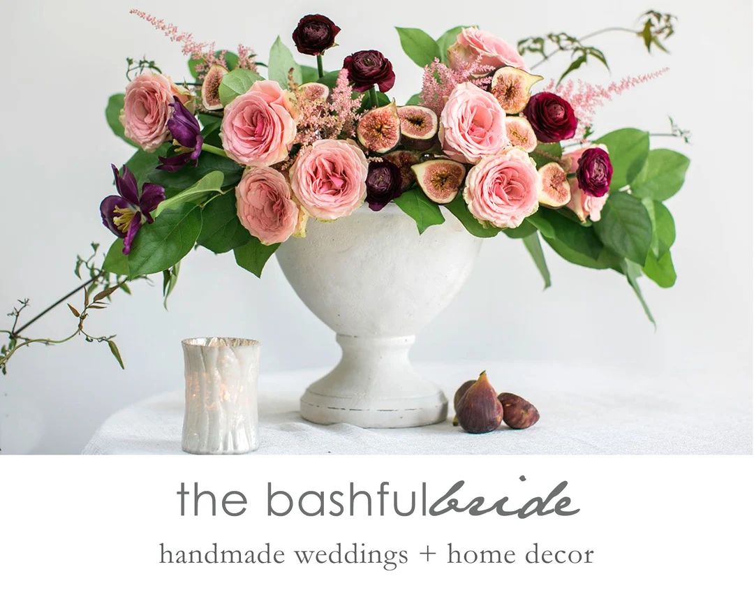Wedding Decor, Compote, Wedding Centerpiece, Wedding Flowers, Minimalist, Ceramic Vase - Etsy | Etsy (US)