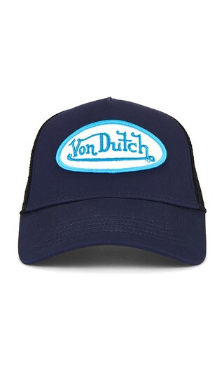 Von Dutch Staple Trucker Hat in Black. | Revolve Clothing (Global)
