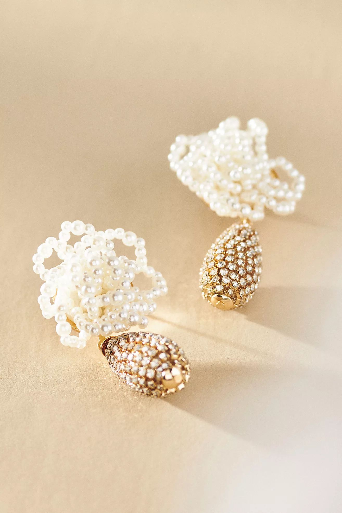 Beaded Cluster Drop Earrings | Anthropologie (US)