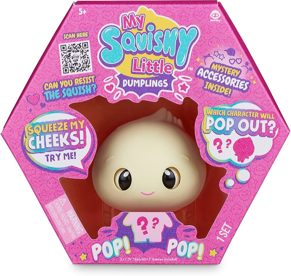 My Squishy Little Dumplings – Interactive Doll Collectible With Accessories – Doe (Purple) | Amazon (US)
