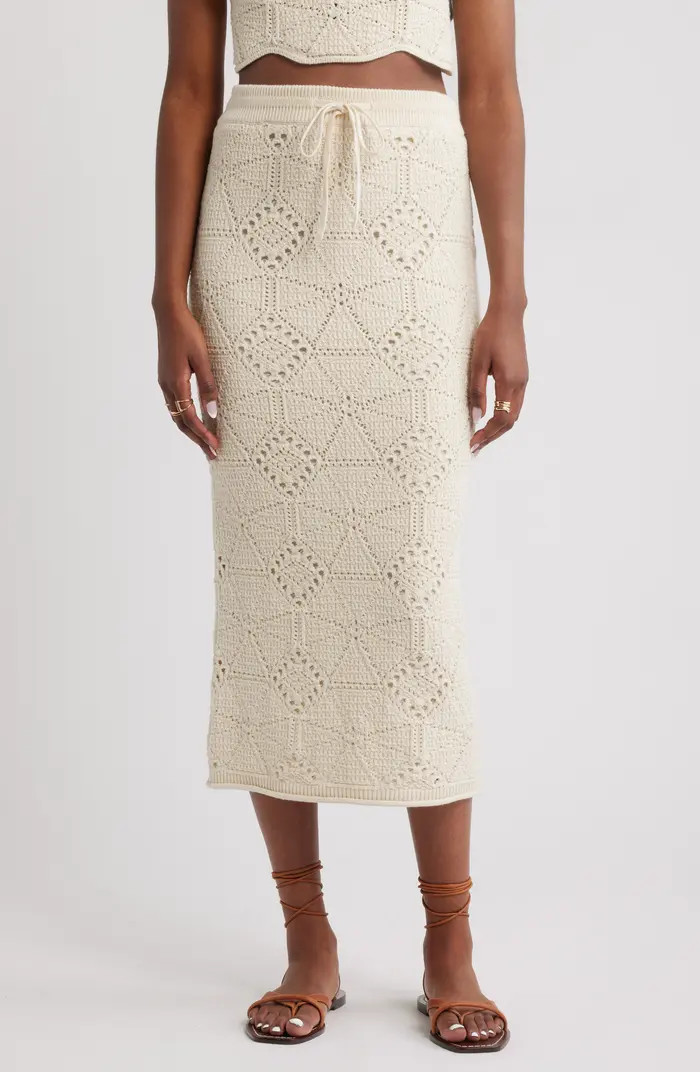 Crochet Midi Skirt | Nordstrom