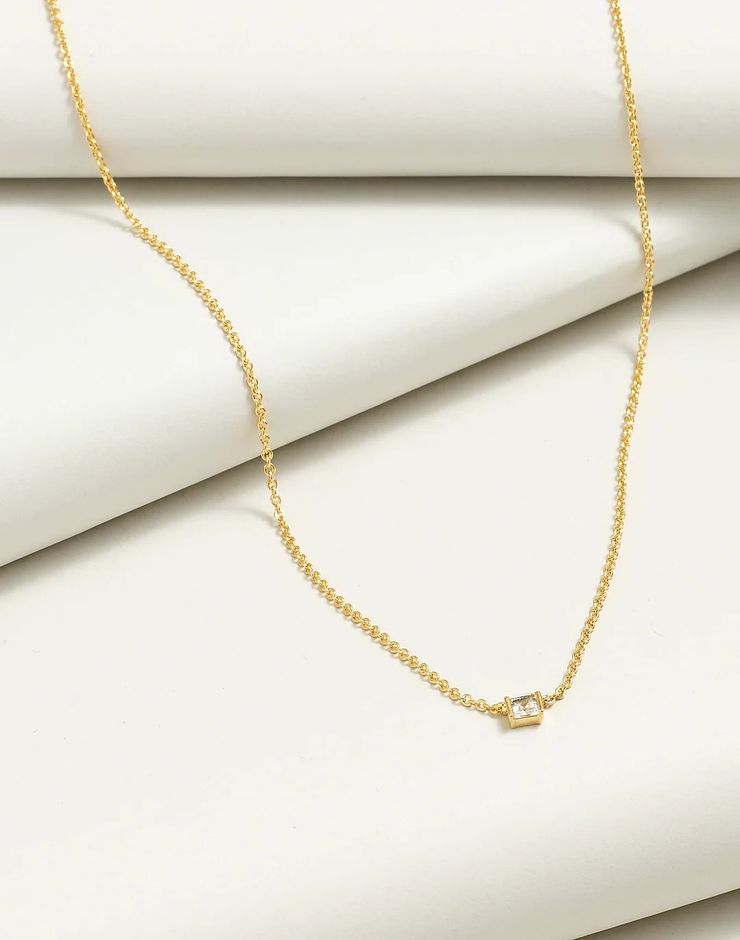 Delicate Collection Demi-Fine Birthstone Chain Necklace | Madewell