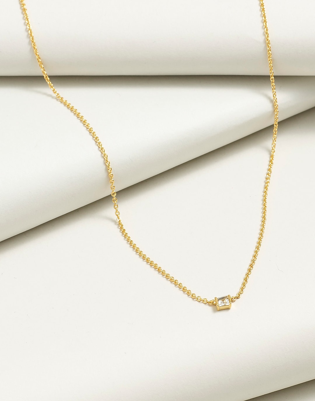 Delicate Collection Demi-Fine Birthstone Chain Necklace | Madewell