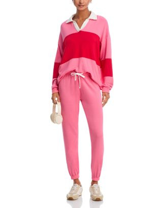 Katie Fleece Rugby Sweatshirt & Sonja Jogger Pants | Bloomingdale's (US)