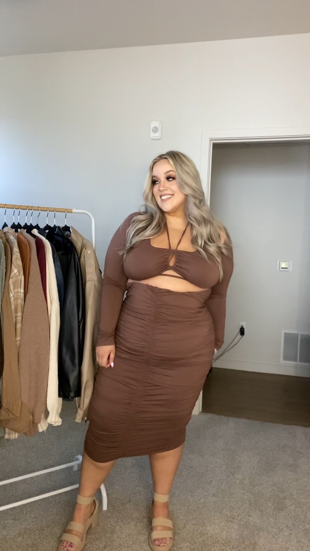 plus size date night outfit of the day 🫶🏼🤎🧸 I MEAN THIS DRESS 🥵 

-Dress is in size 3x. LOTS of stretch. -Very comfortable. 
-Shapewear is linked and in size 5x. I’m wearing mine on the tightest hook.
-linking my favorite self tan! I use shade dark 🫶🏼

______________________

Denim, plus size jeans, curvy fashion, skinny jeans, straight leg jeans, flare jeans, summer outfit, Plus size swim, swimwear, bikini, one peice, plus size bikini, summer outfit, vacation outfit, swimsuit
(Plus size, curvy fashion, wedding outfit, Easter dress, spring dress, spring romper, romper, wedding guest, denim jacket, vacation outfit, swim, plus size Ootd, casual Ootd, sandals, plus size, plus size outfit, plus size fashion, curvy style, curvy fashion, size 20, size 18, size 16, size 3x size 2x size 4x, casual, Ootd, outfit of the day, date night, date night outfit plus size swim, vacation swim, vacation outfit, cover up, bikini, one piece travel outfit, country concert, eras tour, summer dress, white dress, 4th of july, summer dress, white dress, baby shower dress, country concert, Barbie, work outfit, cocktail dress, back to school, teacher outfit, fall outfit, dress)

#LTKcurves #LTKSale #LTKFind