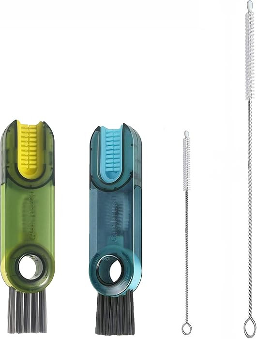 3in1 Cup lid Cleaning Brush kit,Straw Cleaner Brush, Featuring Long Brushes for Bottles,Cups,lids... | Amazon (US)