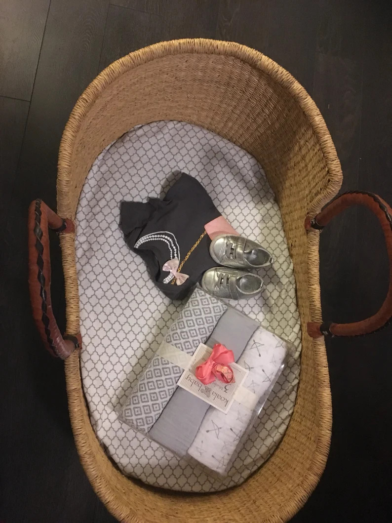 Baby Moses Basket| Baby Bassinet | Baby nest| straw basket | Etsy (US)