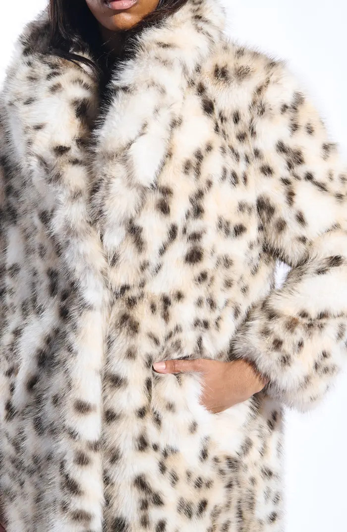 Leopard Print Faux Fur Coat | Nordstrom