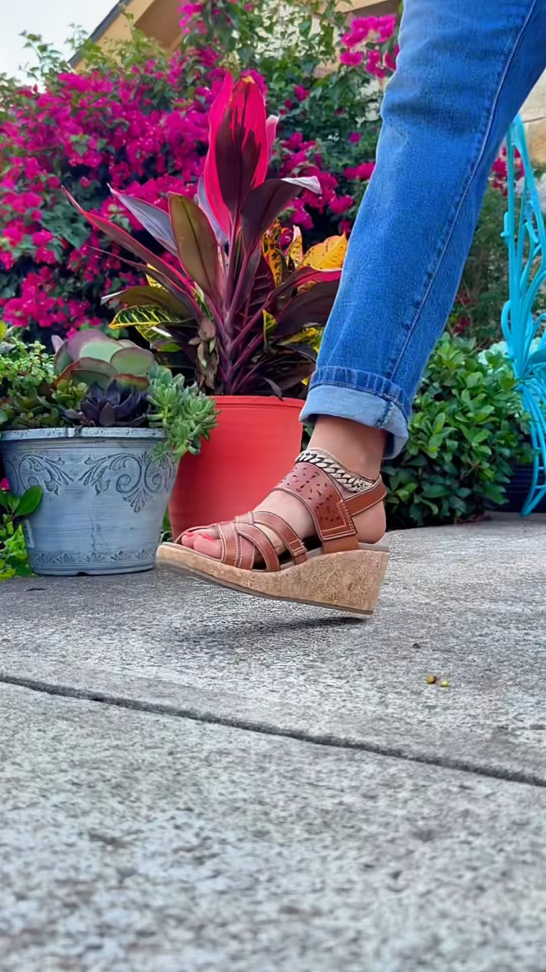 Stepping into summer one comfy wedge at a time ☀️✨ These Skechers wedges give height and all-day comfort—yes please. #skechers #skecherswedges #comfortablewedges #skecherssandals #ad 

 #LTKootd #LTKWorkwear #LTKTravel