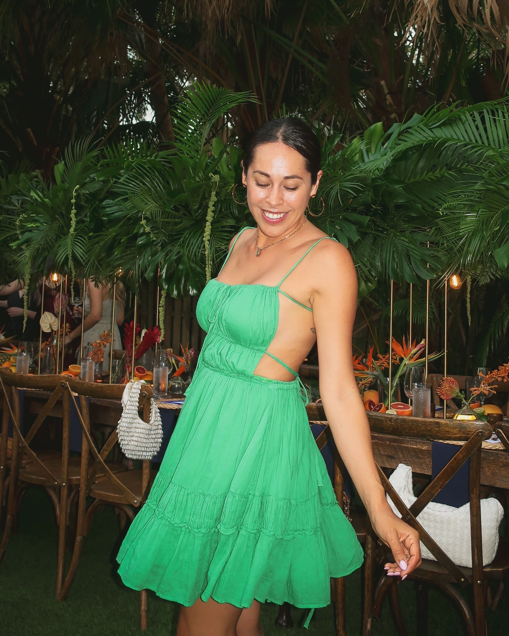 Backless mini dress green by freepeople 

#LTKSeasonal #LTKSummerEdit #LTKTravel