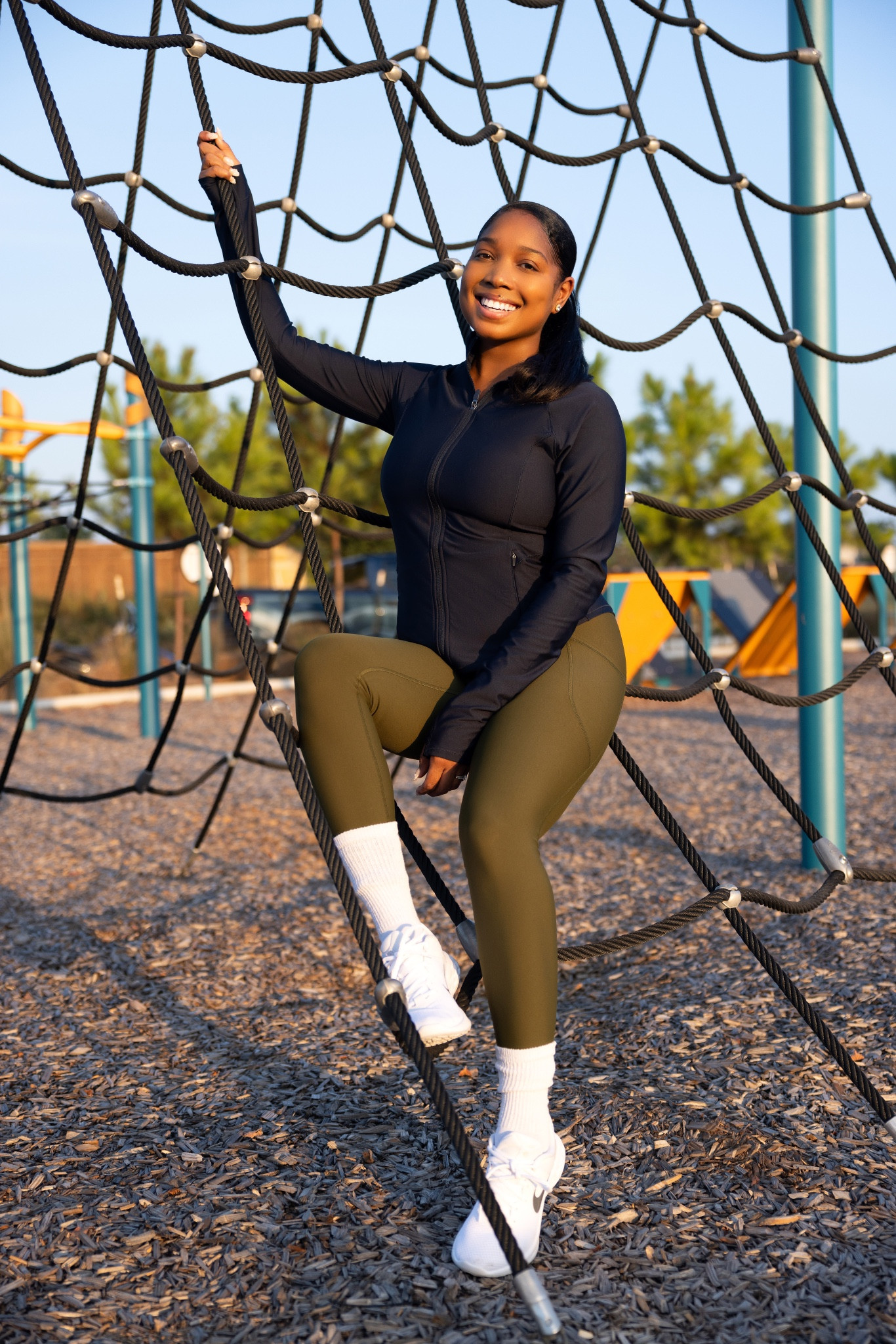 Gotta look cute while you climb! 🧗🏾‍♀️