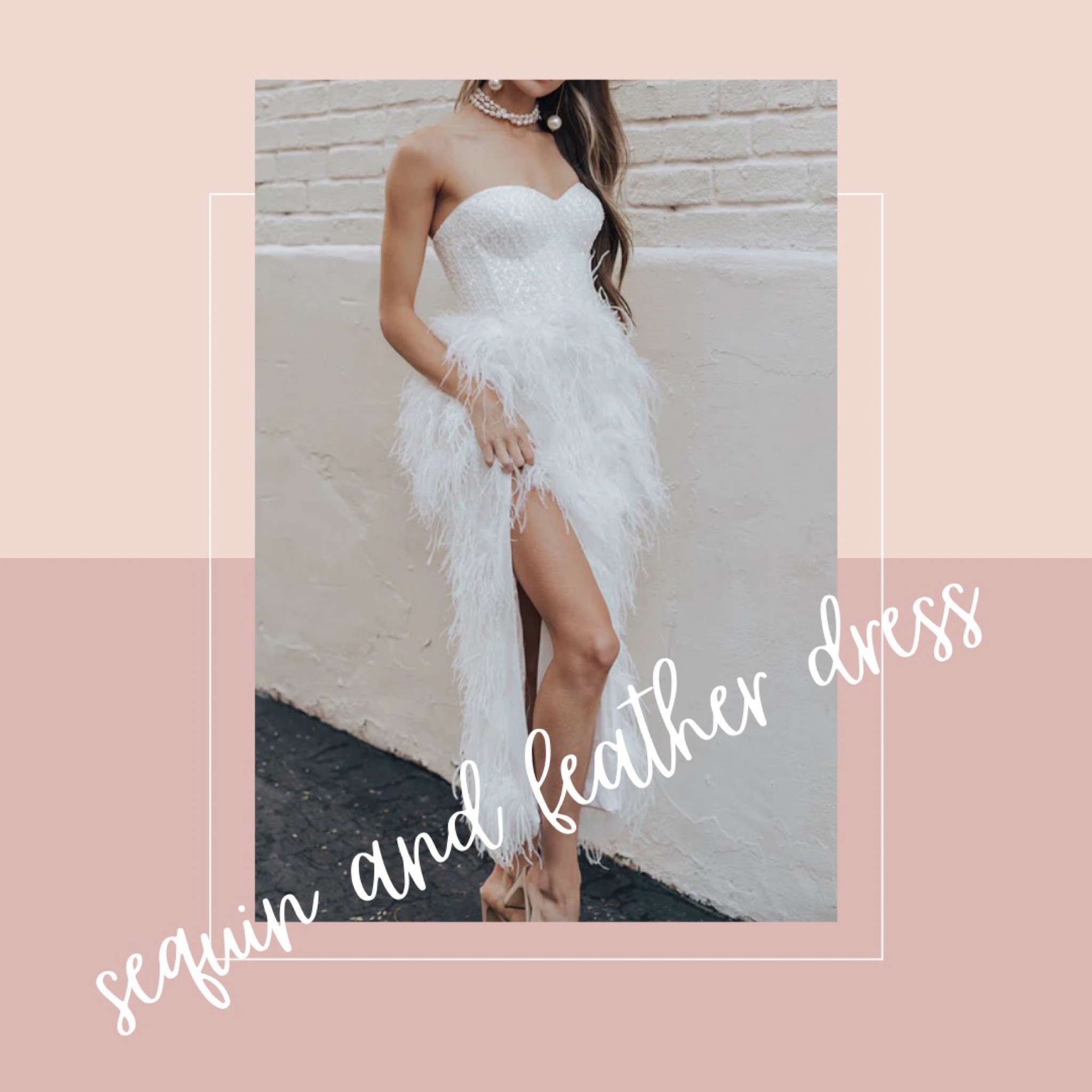 Let’s add sequin and feathers and make the most perfect bridal dress 😍😍 

#LTKwedding #LTKstyletip