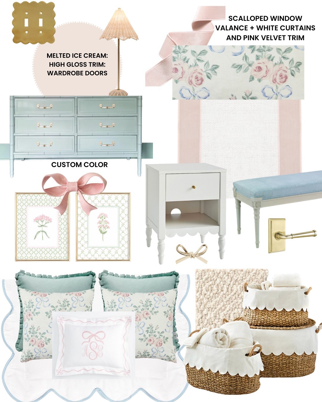 I’ve been workjng on Josie’s big girl room inspiration and here’s one of the options! 

Toddler girl room // girl bedroom // grandmillennial // feminine home decor 

#LTKHome #LTKSaleAlert