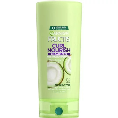 Garnier Fructis Curl Nourish Conditioner with Coconut Oil, 21 fl oz | Walmart (US)