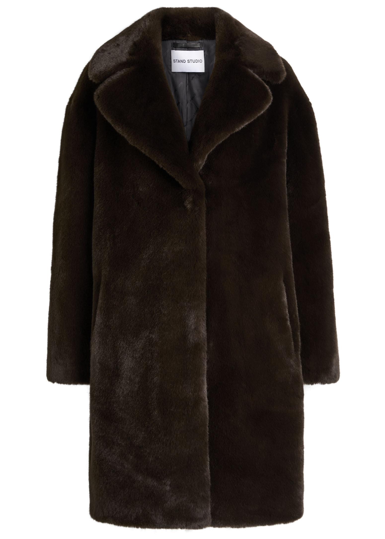 Camille Cocoon leopard-print faux fur coat | Harvey Nichols