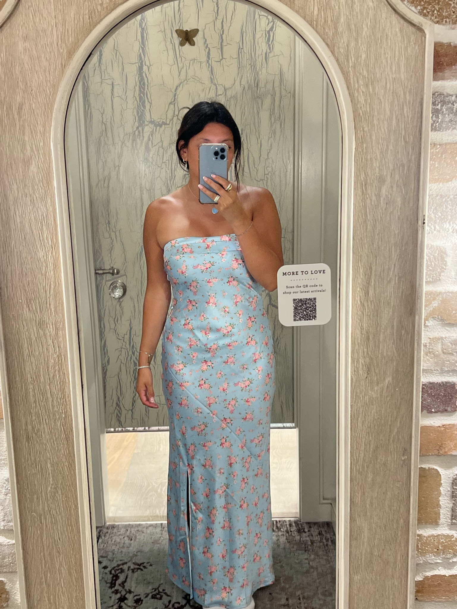 Perfect summer wedding guest dress! 👗 the back is a little open, slit on the leg. 

#LTKSeasonal #LTKFindsUnder100 #LTKMidsize