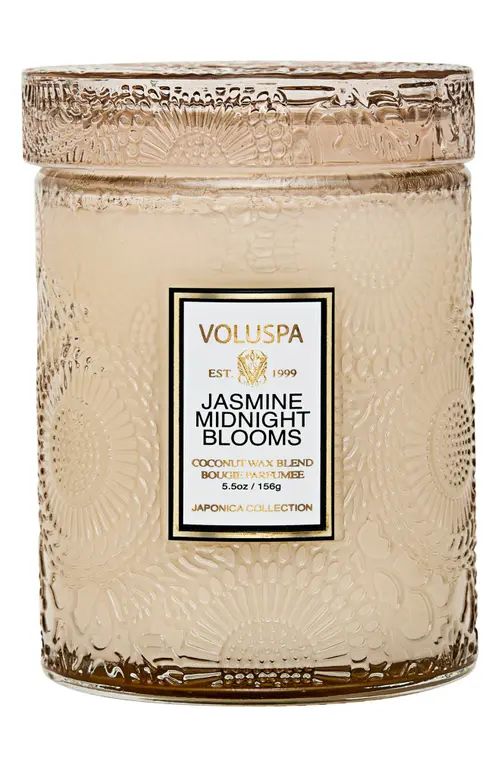 Voluspa Jasmine Midnight Blooms Small Jar Candle at Nordstrom, Size One Size Oz | Nordstrom