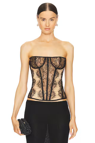 Rozie Corsets Corset Top in Black from Revolve.com | Revolve Clothing (Global)