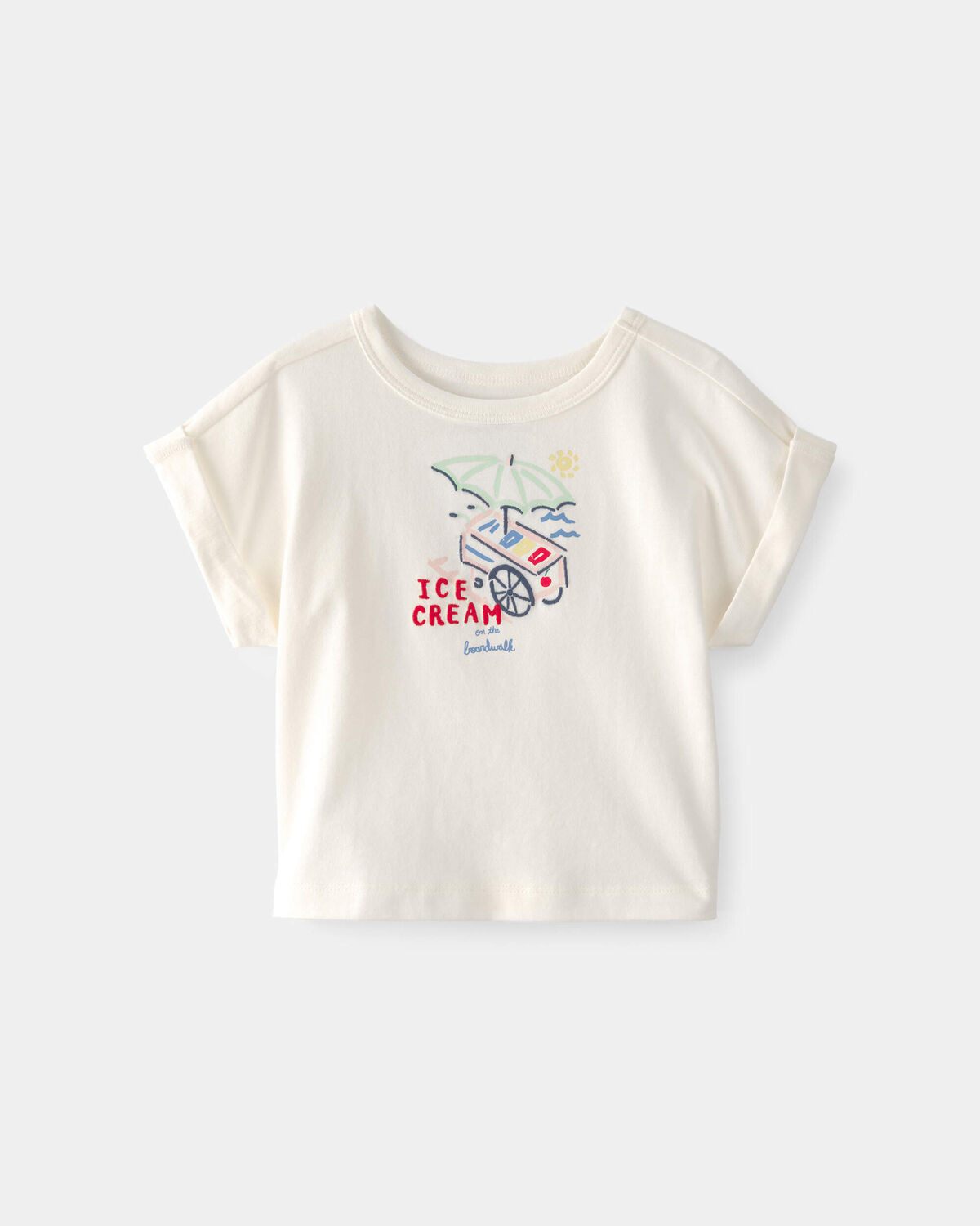Baby Girl Ice Cream Top - Cream | Carter's | Carter's Inc