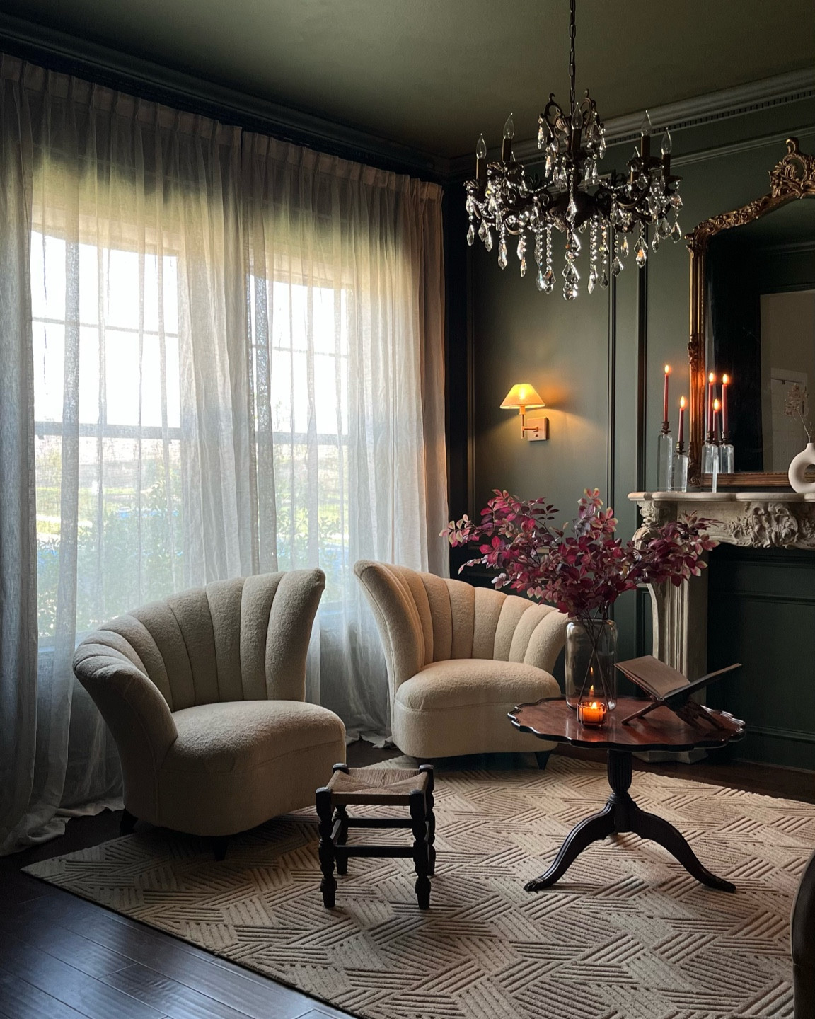 Curtains, curtain rod, fall decor, the mirror is from an antique store

#LTKhome