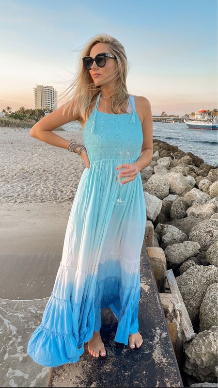 Obsessed with this maxi dress from Revovle! Cute vacation outfit 

#LTKstyletip #LTKfindsunder100 #LTKover40