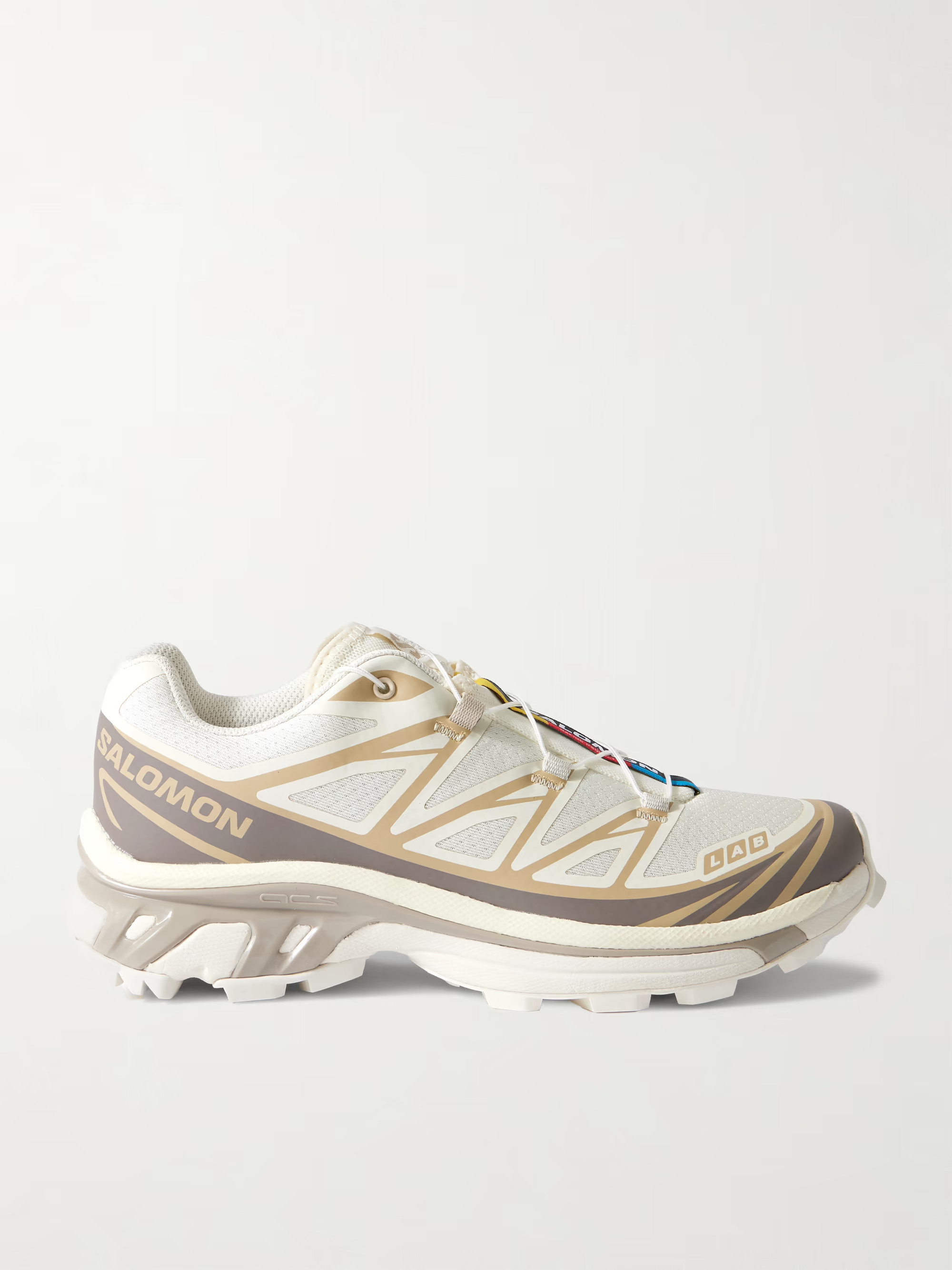 XT-6 rubber-trimmed mesh sneakers | NET-A-PORTER (UK & EU)