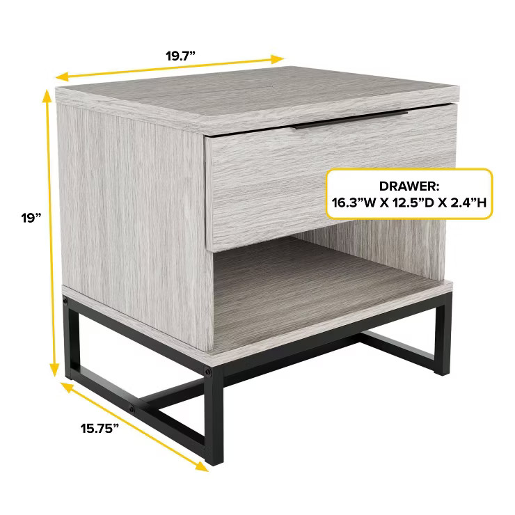 Caldwell Modern Drawer Storage Nightstand - Eco Dream | Target