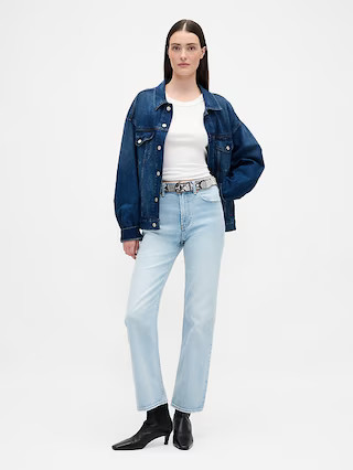 High Rise '90s Straight Crop Jeans | Gap (US)