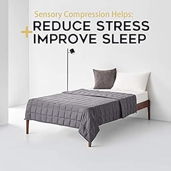 Amazon.com: YnM 15lbs Weighted Blanket, 100% Oeko-Tex Certified Cotton Material with Premium Glas... | Amazon (US)