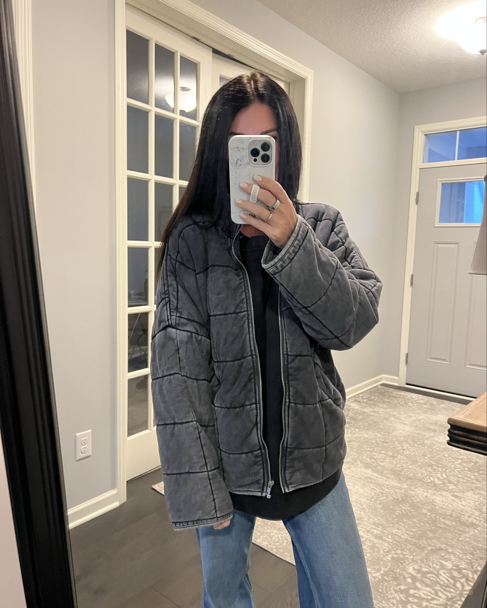 I get excited every year when it’s cold enough to wear this jacket! A fantastic alternative to the Free People jacket, this one comes in tons of colors and is SO cozy and cute. I’m wearing charcoal in size small  

#LTKOver40 #LTKSeasonal #LTKStyleTip