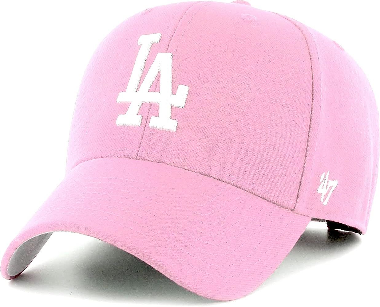 '47 Los Angeles Dodgers MVP Adjustable Pink Hat | Amazon (US)