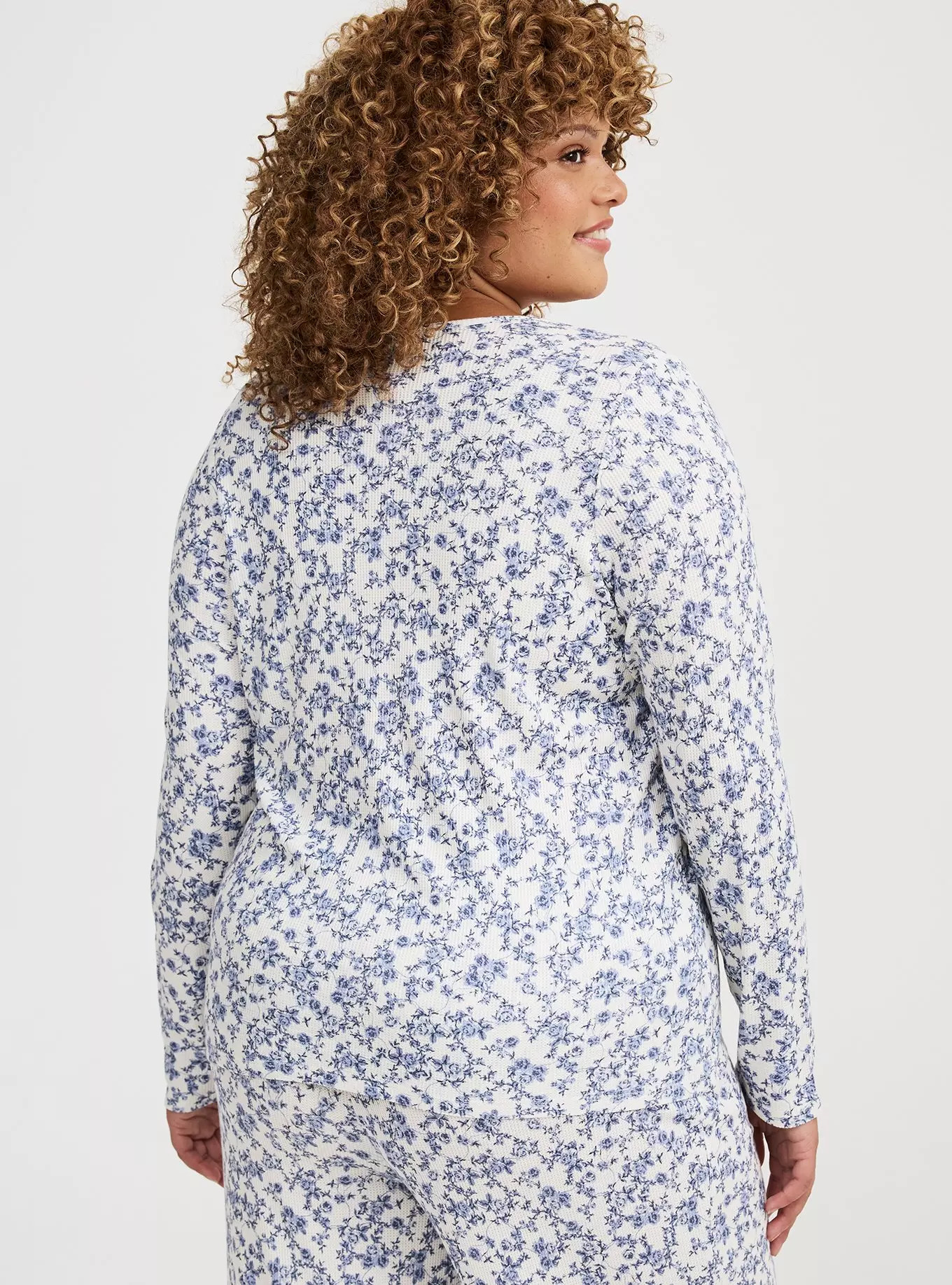 Waffle Henley Sleep Long Sleeve | Torrid (US & Canada)