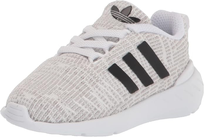 Amazon.com | adidas Originals Swift Run 22 Sneaker, White/Core Black/Grey, 6 US Unisex Big Kid | ... | Amazon (US)
