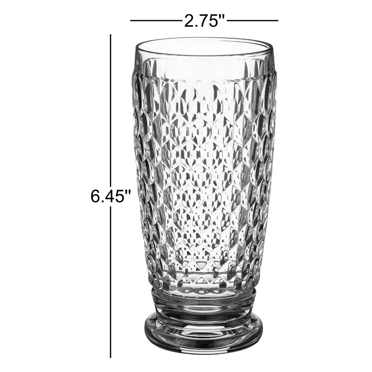Villeroy & Boch Boston 13.5 oz. Lead Free Crystal Highball Glass, S/4 (Set of 4) | Wayfair North America