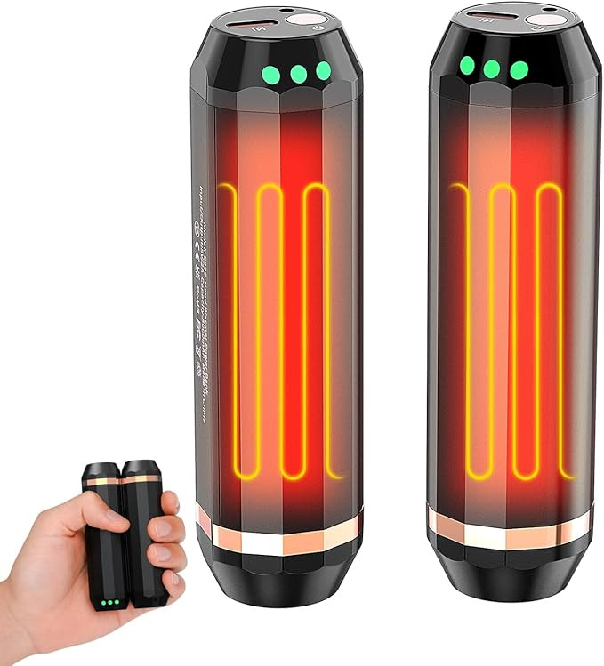 Hand Warmers Rechargeable, EnjoyNest 2 Pack 3 in 1 Hand Warmer Reusable 10000mAh Electric Portabl... | Amazon (US)