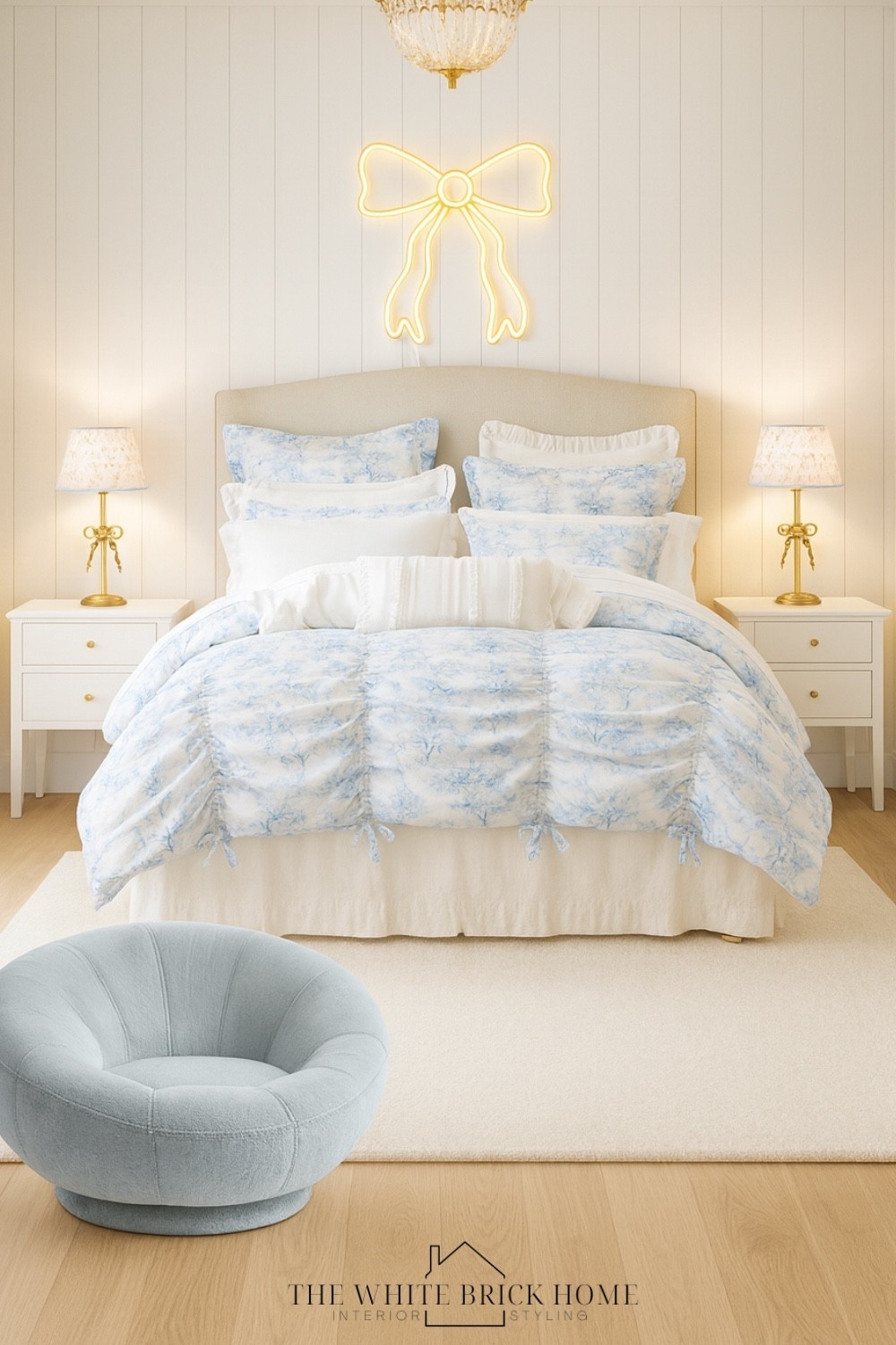 A dreamy and elegant girls bedroom that blends classic charm and modern softness - add in some gold bow accents for a romantic look! 

Girls room, girls bedroom, kids room, kids bedroom, girls room loveshackfancy, blue girls room, girls room decor, girls room finds, home decor, home decor girls room, girls room ideas, girls room lighting, girls room lamp, girls room chair, girls room decor, bow bedroom, bow wall art, girls room rug, loveshackfancy, pottery barn teen, target, Wayfair 

#LTKKids #LTKHome #LTKSaleAlert