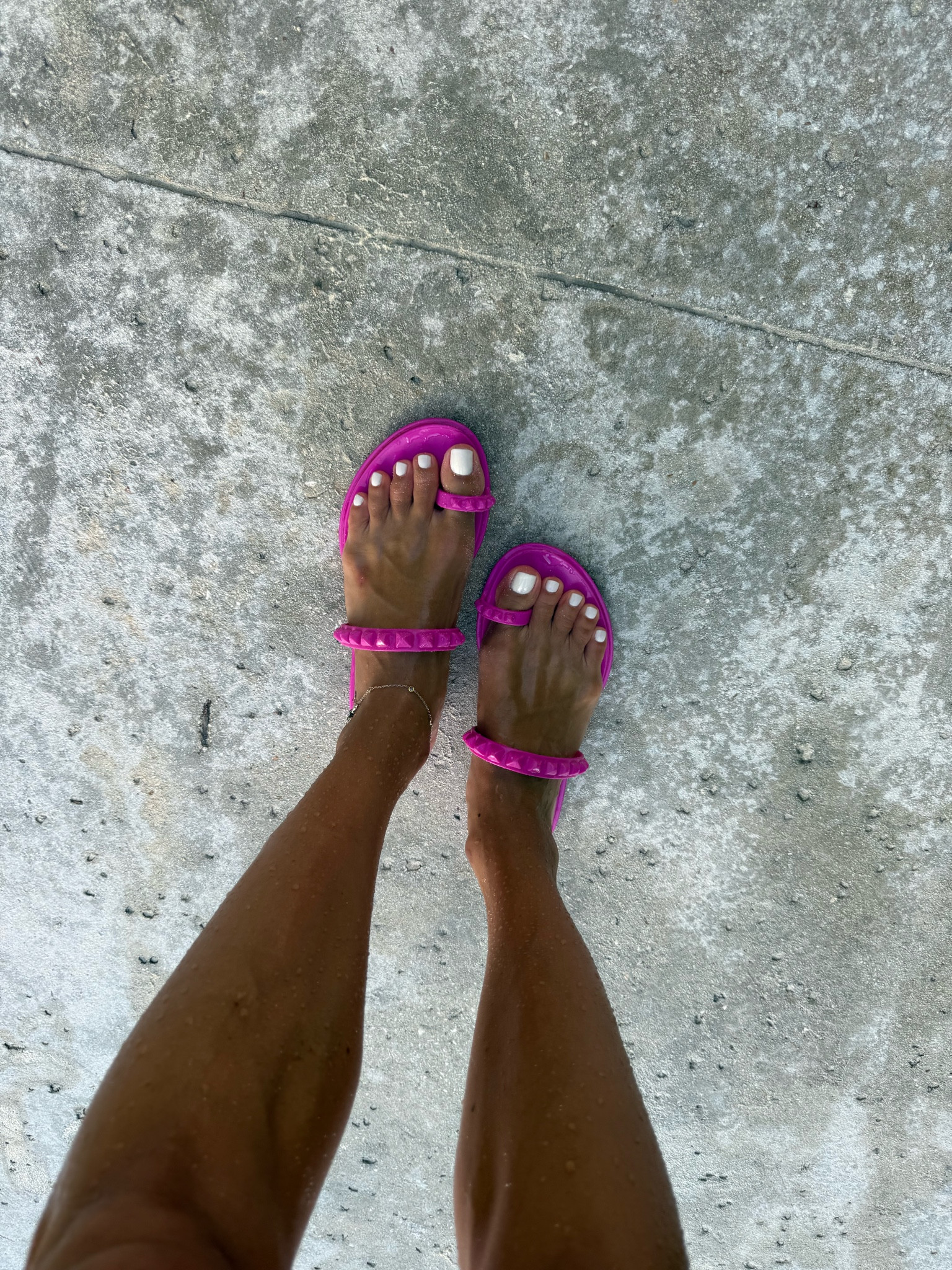 My favorite jelly sandals