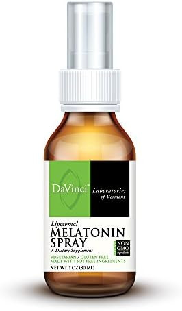 DaVinci Laboratories Liposomal Melatonin Spray Sleep Support Supplement, 1oz, 75 Servings, 3mg Pe... | Amazon (US)