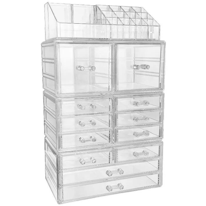 Sorbus Cosmetic Makeup and Jewelry Storage Case Tower Display Organizer | Target