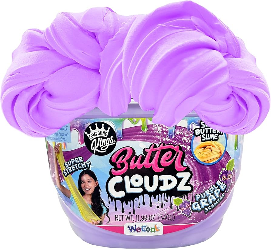 COMPOUND KINGS Fluffy Butter Cloudz Compound Bucket for Girls & Boys | Sensory Toys | Non-Toxic &... | Amazon (US)